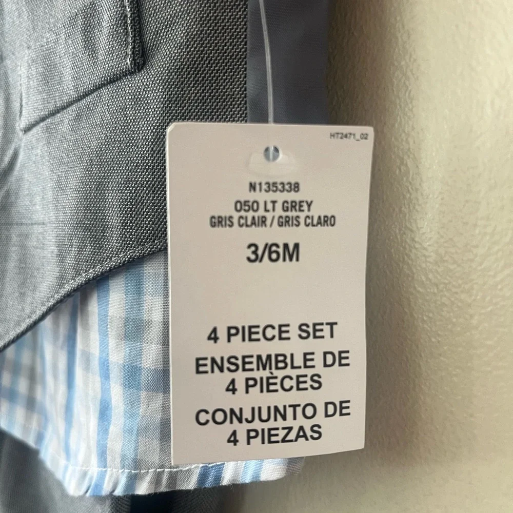 Nautica Gray and Blue Kids Vest Set
